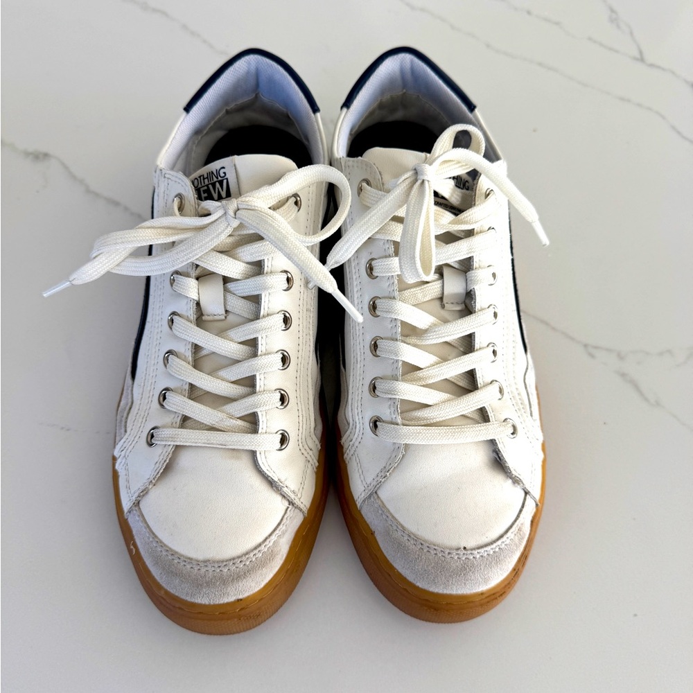 Something new sneakers size 9, white and navy